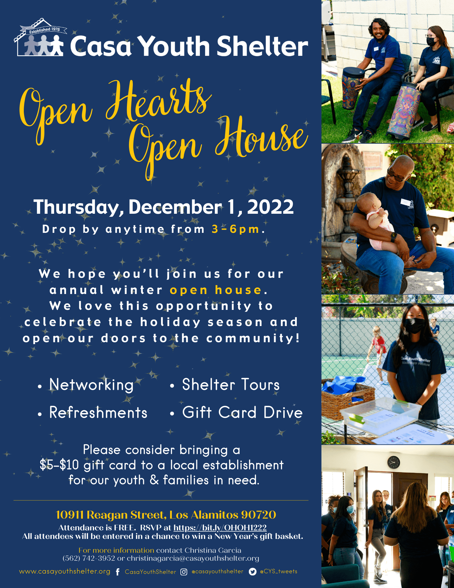 Open Hearts Open House 2022 – Casa Youth Shelter
